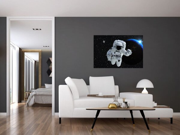 Slika - Astronaut u svemiru (90x60 cm)