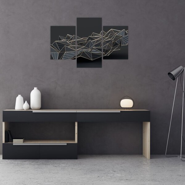 Slika apstrakcije (90x60 cm)