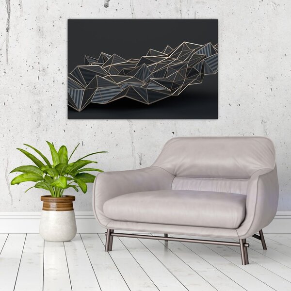 Slika apstrakcije (90x60 cm)