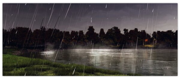 Slika - Kišna večer (120x50 cm)