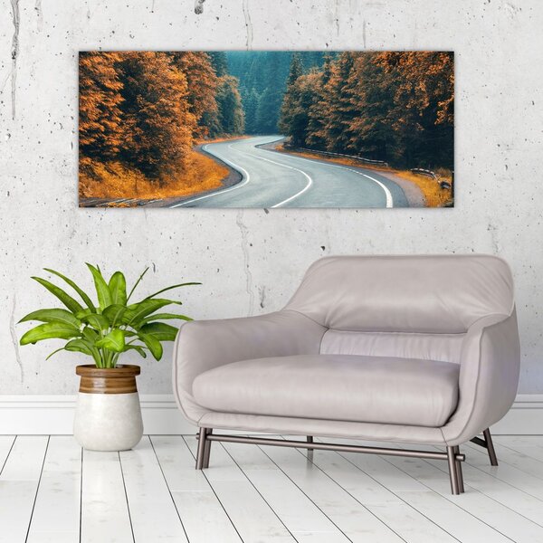 Slika - Vijugava cesta (120x50 cm)