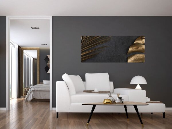 Slika sa zlatnim lišćem (120x50 cm)