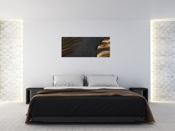 Slika sa zlatnim lišćem (120x50 cm)