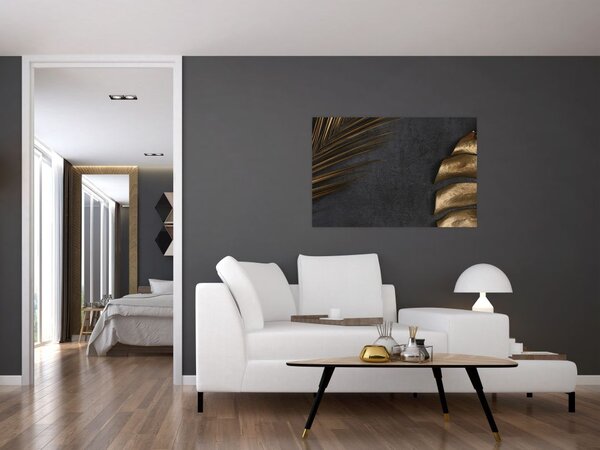 Slika sa zlatnim lišćem (90x60 cm)