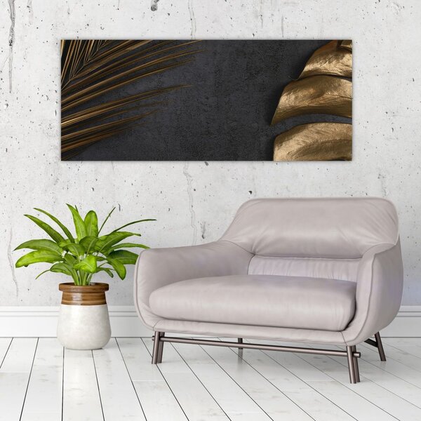 Slika sa zlatnim lišćem (120x50 cm)