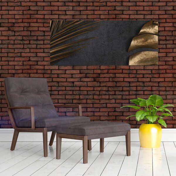 Slika sa zlatnim lišćem (120x50 cm)
