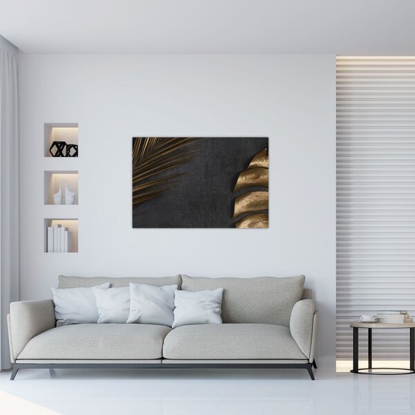 Slika sa zlatnim lišćem (90x60 cm)