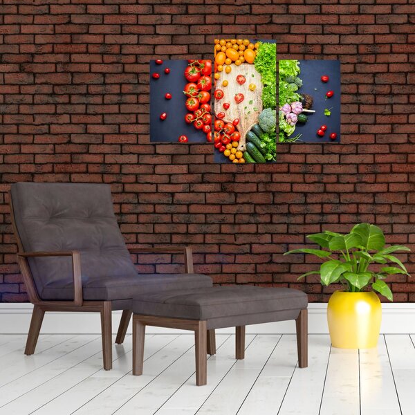 Slika - Stol pun povrća (90x60 cm)