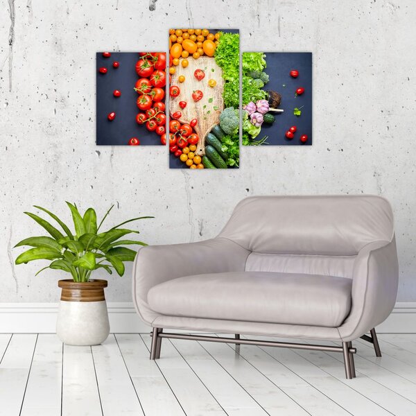 Slika - Stol pun povrća (90x60 cm)