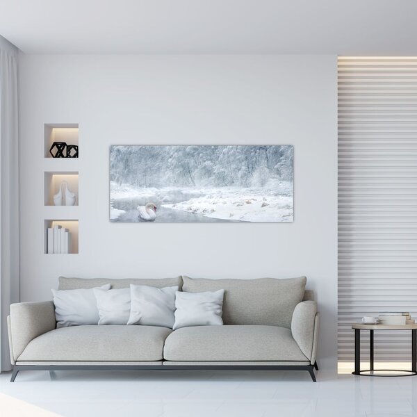 Slika labudova (120x50 cm)