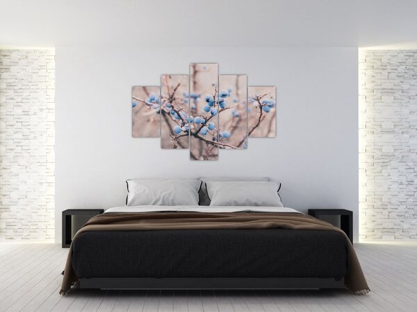 Slika bobica na grmu (150x105 cm)