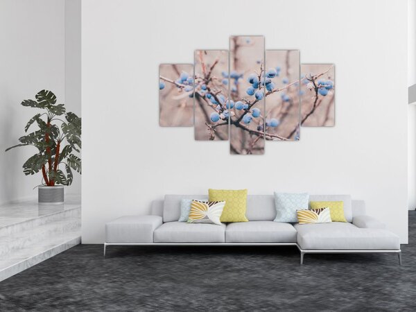 Slika bobica na grmu (150x105 cm)