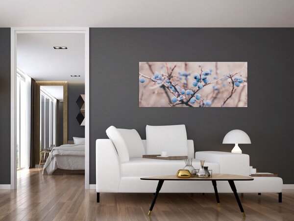 Slika bobica na grmu (120x50 cm)