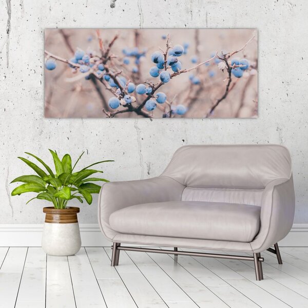 Slika bobica na grmu (120x50 cm)
