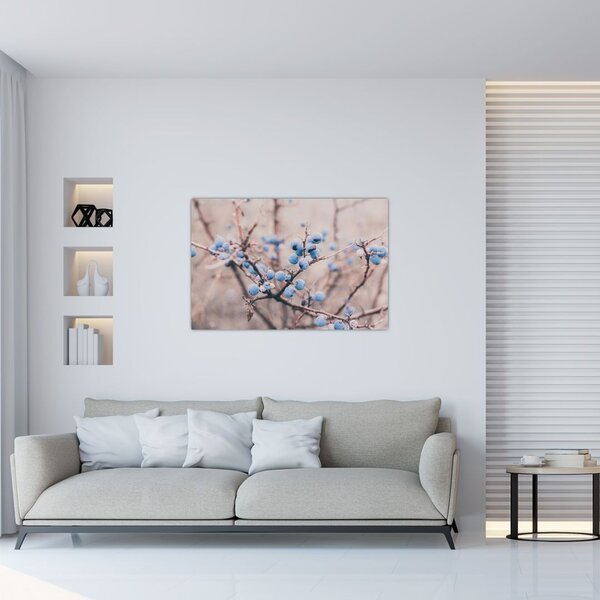 Slika bobica na grmu (90x60 cm)