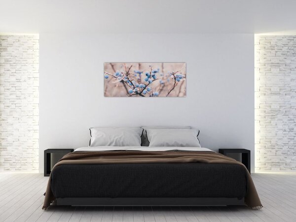 Slika bobica na grmu (120x50 cm)