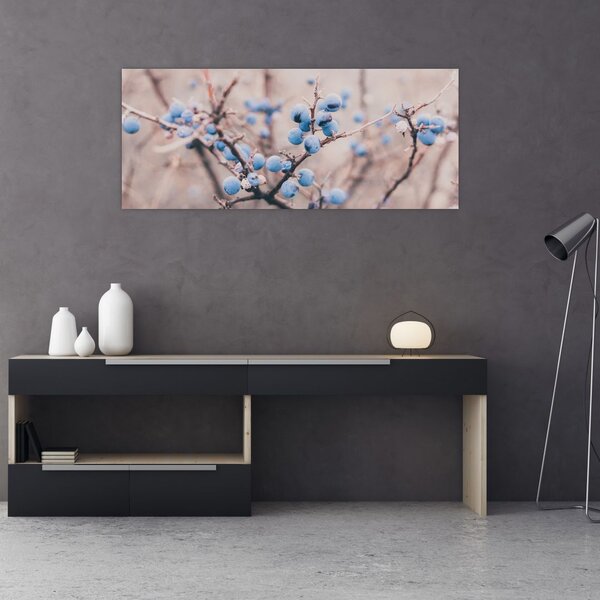 Slika bobica na grmu (120x50 cm)