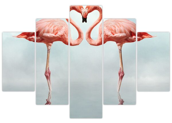 Slika dva flaminga (150x105 cm)