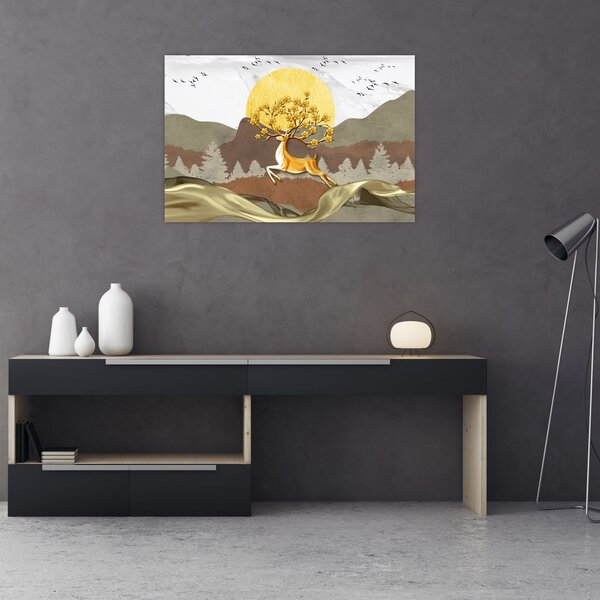 Slika jelena (90x60 cm)