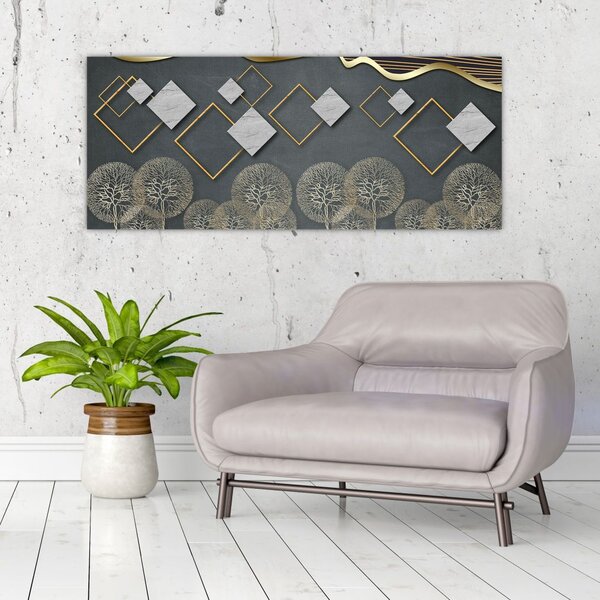 Slika apstrakcije (120x50 cm)