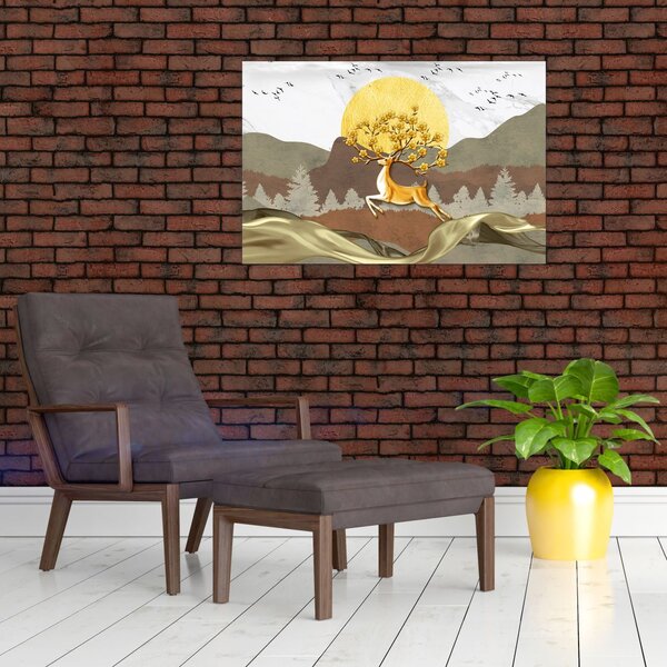 Slika jelena (90x60 cm)