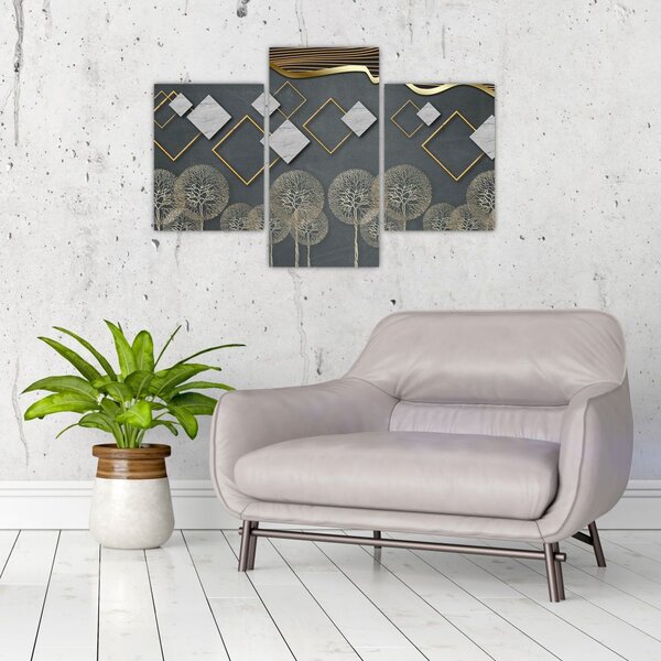 Slika apstrakcije (90x60 cm)
