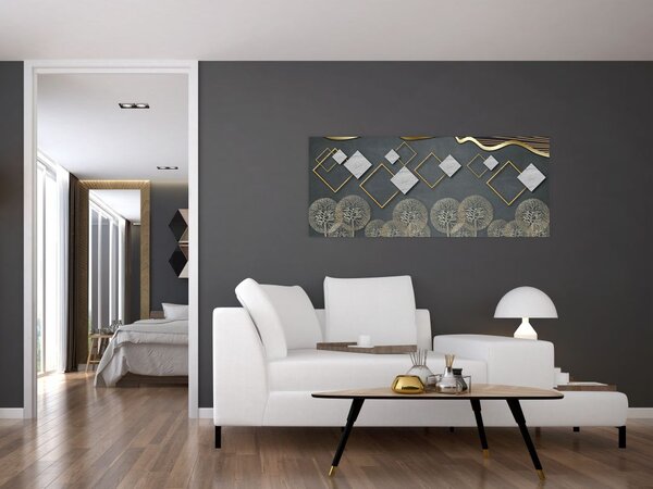 Slika apstrakcije (120x50 cm)