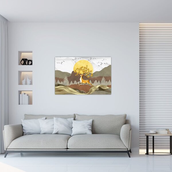 Slika jelena (90x60 cm)