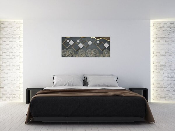 Slika apstrakcije (120x50 cm)