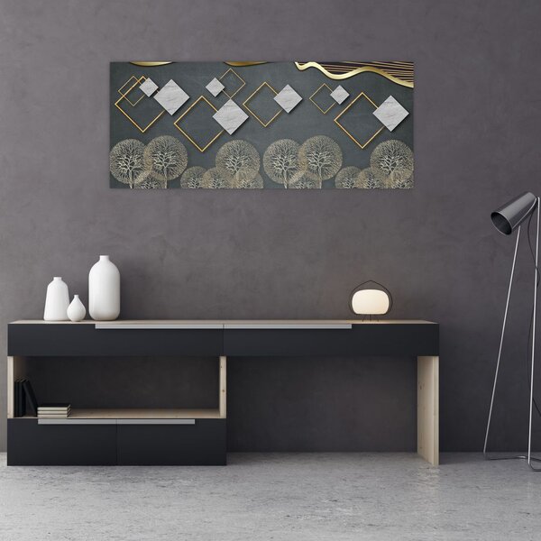 Slika apstrakcije (120x50 cm)