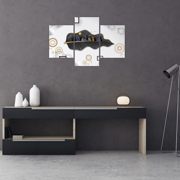 Slika apstrakcije (90x60 cm)