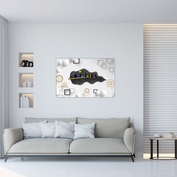 Slika apstrakcije (90x60 cm)