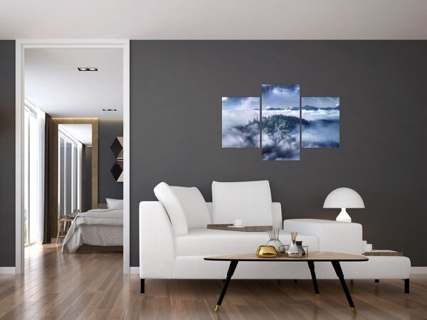 Slika šume u magli (90x60 cm)