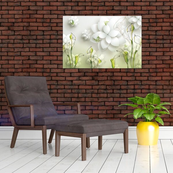 Slika s cvijećem (90x60 cm)