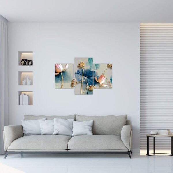 Slika s cvijećem (90x60 cm)