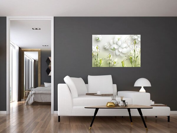 Slika s cvijećem (90x60 cm)