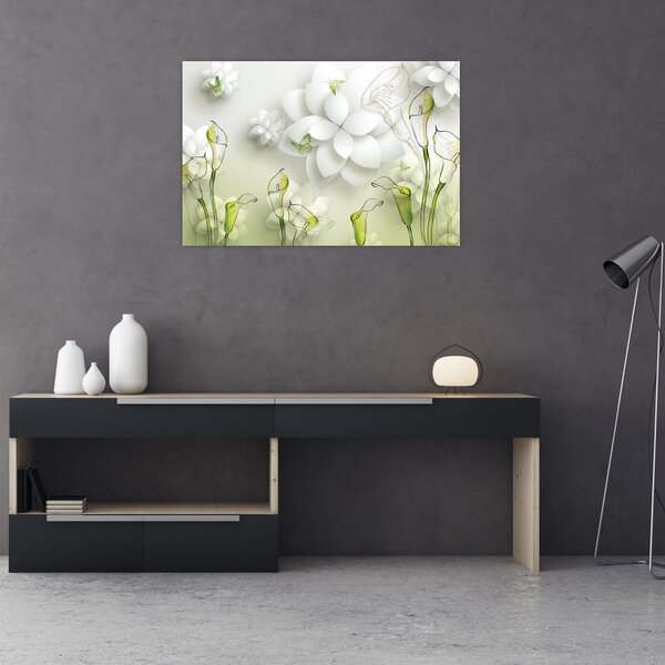 Slika s cvijećem (90x60 cm)