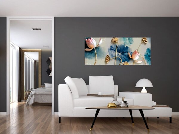 Slika s cvijećem (120x50 cm)