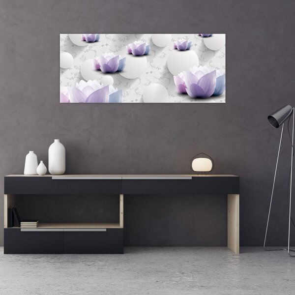 Slika s cvijećem (120x50 cm)