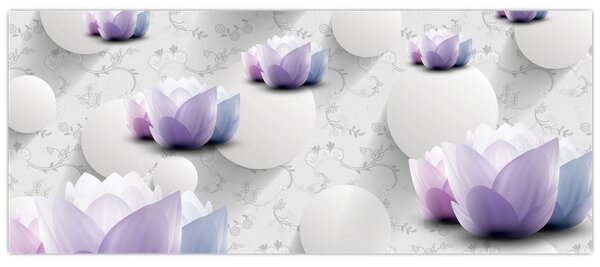 Slika s cvijećem (120x50 cm)
