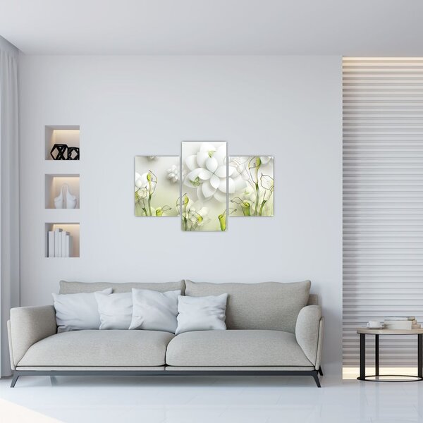 Slika s cvijećem (90x60 cm)