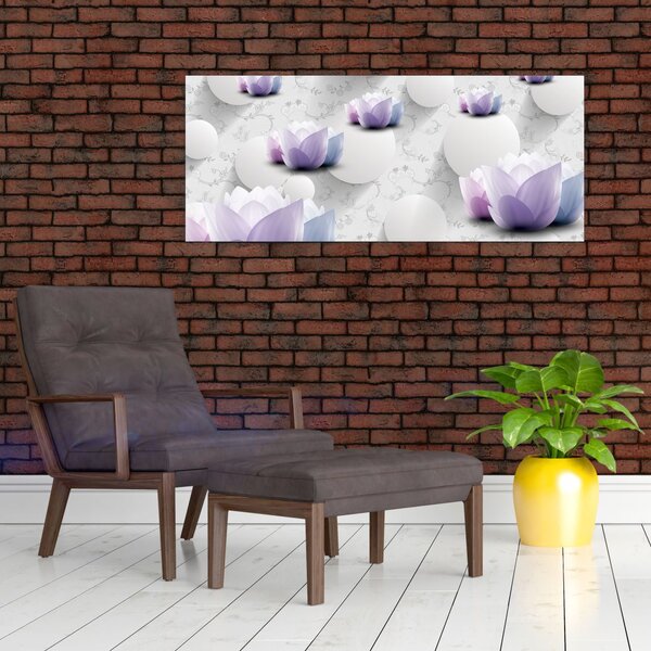 Slika s cvijećem (120x50 cm)