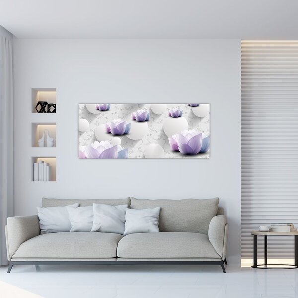 Slika s cvijećem (120x50 cm)