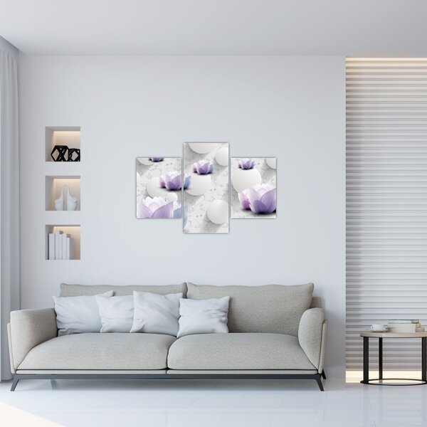 Slika s cvijećem (90x60 cm)