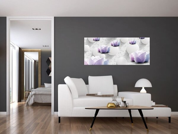 Slika s cvijećem (120x50 cm)