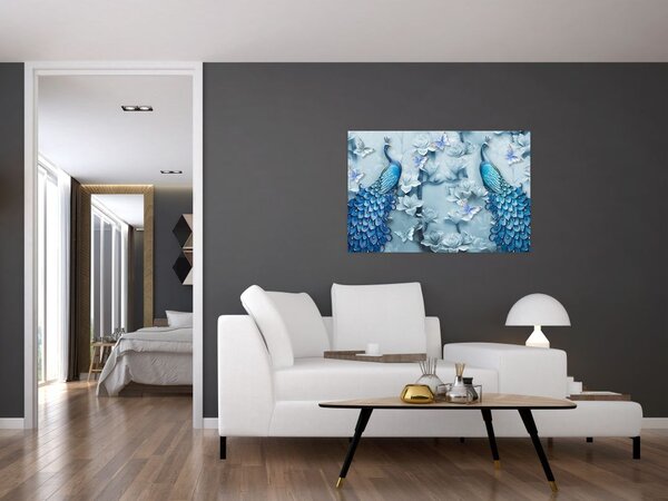 Slika paunova (90x60 cm)