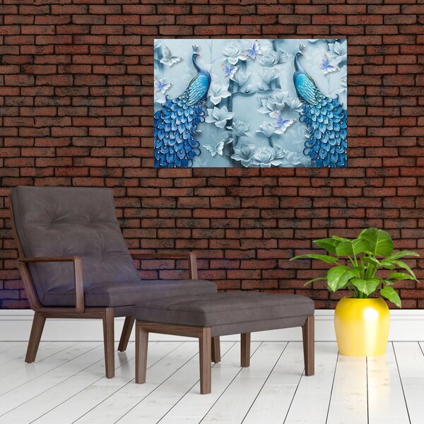 Slika paunova (90x60 cm)