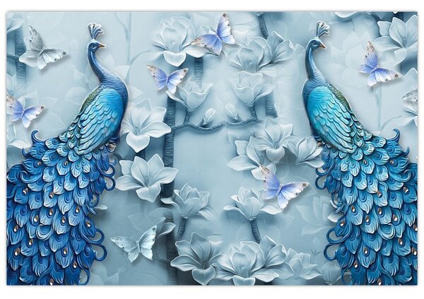 Slika paunova (90x60 cm)