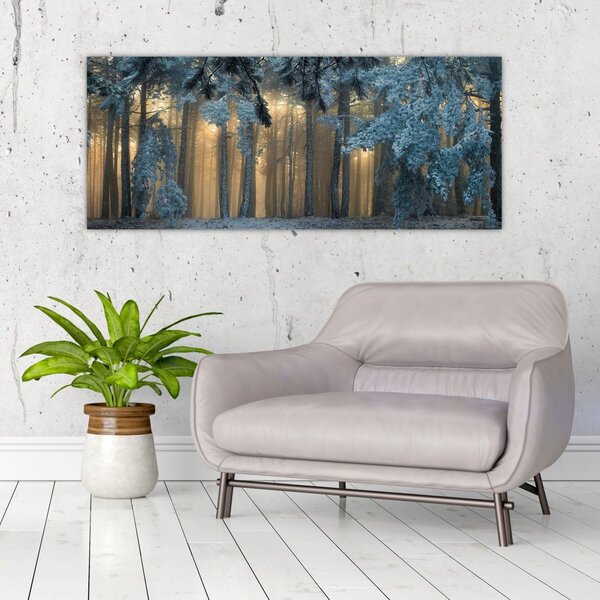 Slika snježne šume (120x50 cm)