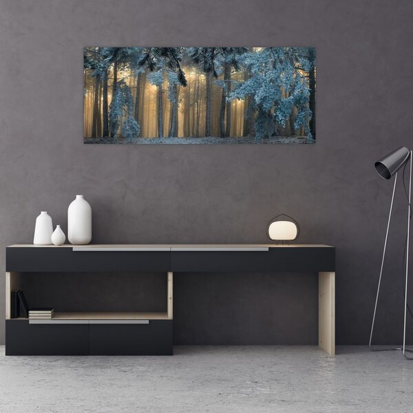Slika snježne šume (120x50 cm)
